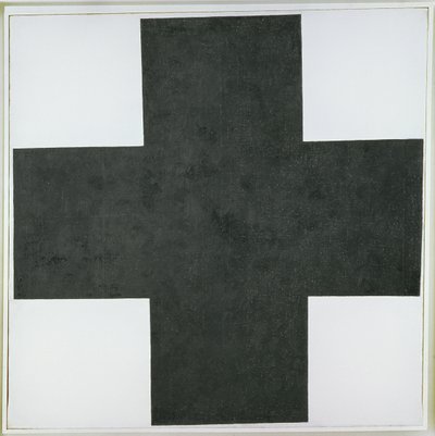 Cruz Negra, c.1923 de Kazimir Severinovich Malevich